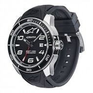 Alpinestars Tech Watch 3H Steel Silicon ST – Black/Steel (알파인스타스 쓰리 에이치 실리콘 스틸 워치) 1036-96007